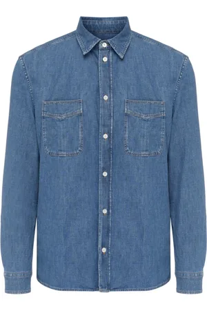 Dondup Homme, Chemises, Bleu, Taille: S Chemise Élégante Uc342R-Df0272U-800