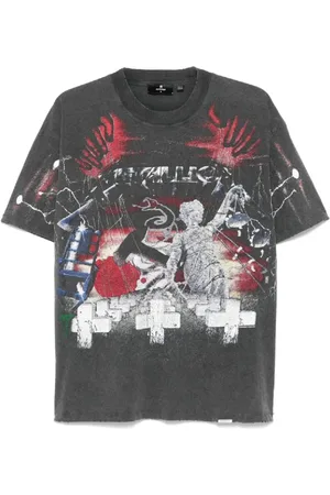 Represent Homme, Tops, Gris, Taille: S Metallica Master Of Puppets T-shirt