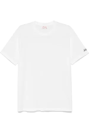 MC2 SAINT BARTH Homme, Tops, Blanc, Taille: M T-shirt noir à manches courtes