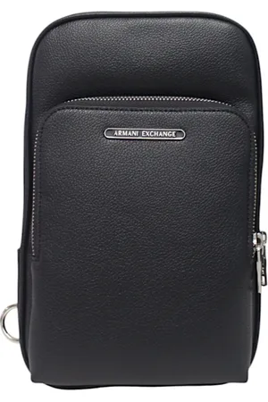 Armani Exchange Homme, Sacs, Bleu, Taille: ONE Size Sac bandoulière en simili cuir
