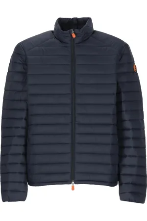 save the duck Homme, Vestes, Bleu, Taille: M Veste Rembourrée Bleue Col Montant