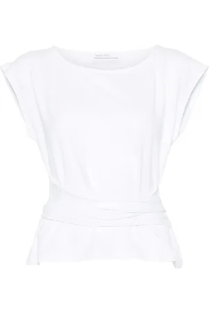 Patrizia Pepe Femme, Tops, Blanc, Taille: 36 FR Tee-shirt Optique Blanc