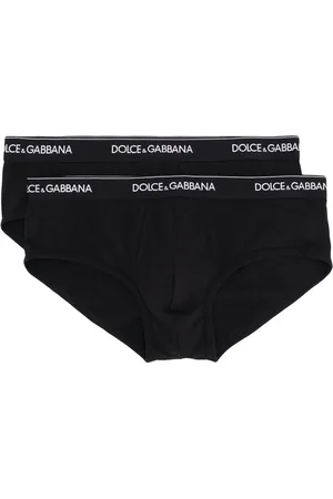 Dolce & Gabbana Homme, Sous-vêtements, Noir, Taille: S Ensemble de sous-vêtements noirs avec logo brodé