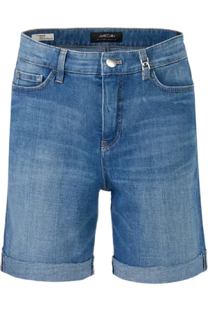 Marc Cain Femme, Shorts, Bleu, Taille: 38 FR Shorts Bleu Yc 83.03 D05