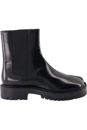 Maison Margiela Femme, Chaussures, Noir, Taille: 36 EU Bottines Chelsea Tabi Bout Fendu