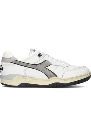 Diadora Homme, Chaussures, Blanc, Taille: 44 EU Baskets Italia B.560 Usées