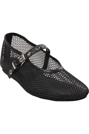 Sofie Schnoor Femme, Chaussures, Noir, Taille: 38 EU Chaussures de Ballerine Noires avec Qualité de Filet