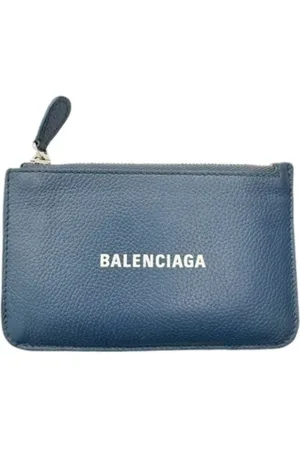 Balenciaga Homme, Pre-owned, Bleu, Taille: ONE Size Pre-owned Cuir petite-maroquinerie