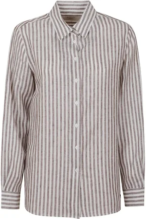 Max Mara Femme, Blouses et Chemises, Brun, Taille: 34 FR Chemise Élégante pour Femmes