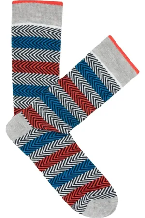 Cabaia Unisex, Sous-vêtements, Multicolore, Taille: ONE Size Chaussettes inséparables à chevrons