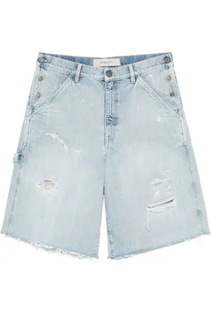 Golden Goose Homme, Shorts, Bleu, Taille: W29 Shorts en Denim Style Bermuda Bleu