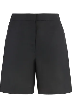 Calvin Klein Femme, Shorts, Noir, Taille: 36 FR Shorts en mélange de lin avec poches