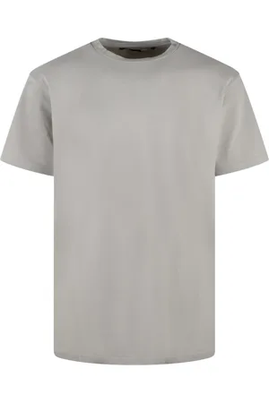 LOW BRAND Homme, Tops, Gris, Taille: M T-shirt en Jersey de Coton Col Rond