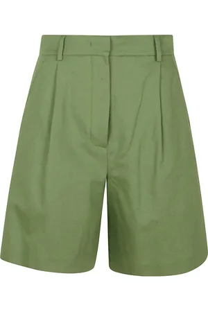 Max Mara Femme, Shorts, Vert, Taille: 38 FR Shorts Bermuda Élégants pour Femmes