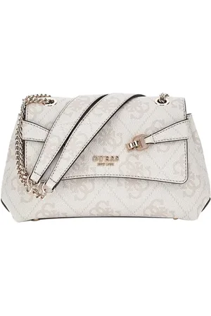 Guess Femme, Sacs, Blanc, Taille: ONE Size Élégant Sac Lorelei avec Logo 4G