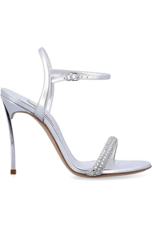 Casadei Femme, Chaussures, Gris, Taille: 39 EU Sandalette Stratosphère pour un Style Superbe