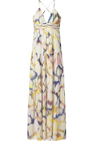 Bash Femme, Robes, Multicolore, Taille: 38 FR Robe Maxi Élégante Faoya Éclat