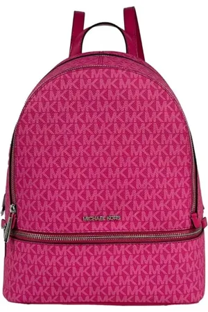 Michael Kors Femme, Sacs, Rose, Taille: ONE Size Sac à dos élégant en PVC avec plusieurs compartiments