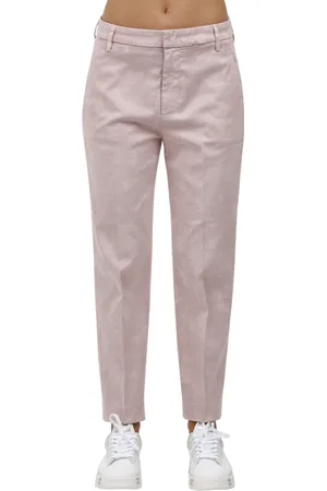 Dondup Femme, Pantalons, Rose, Taille: W25 Pantalon Large Lyocell Style Nima