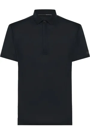 RRD Homme, Tops, Noir, Taille: XL Polo Cupro Effet Soie
