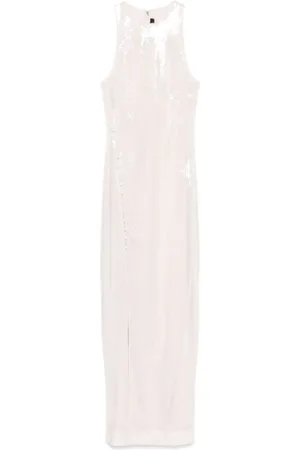ROTATE Femme, Robes, , Taille: 36 FR Robe à Boutons à Paillettes en