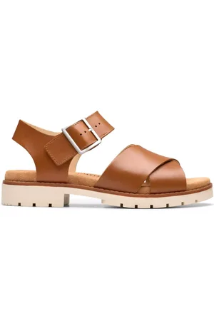 Clarks Femme, Chaussures, Brun, Taille: 40 EU Sandale Femme Marron - Collection Été