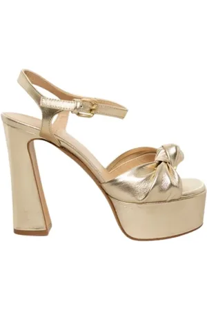 ROBERTO FESTA Femme, Chaussures, , Taille: 37 EU Sandalette laminée platine avec