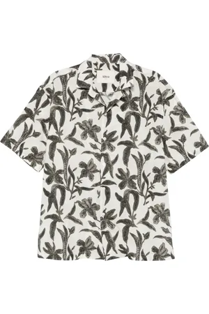 ALTEA Homme, Chemises, Multicolore, Taille: M Chemise à manches courtes bleue