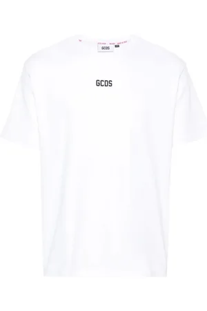 GCDS Homme, Tops, Blanc, Taille: XS T-shirt Eco Logo