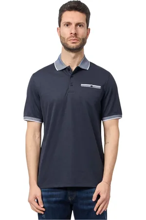 Bugatti Homme, Tops, Bleu, Taille: XL Polo Bleu T-shirts et Polos