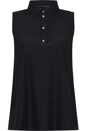 RRD Femme, Tops, Bleu, Taille: 42 FR Polo bleu sans manches