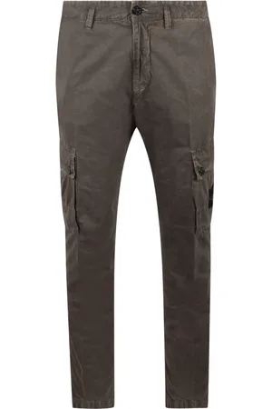 Stone Island Homme, Pantalons, Vert, Taille: W31 Pantalon Cargo avec Poches Fonctionnelles