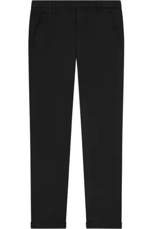 Dondup Homme, Pantalons, Noir, Taille: W36 Pantalon Slim Chino à Taille Basse