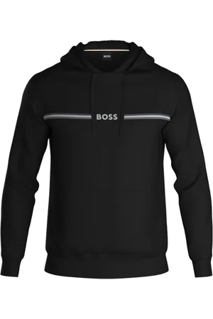 HUGO BOSS Homme, Sweatshirts et sweats à capuche, Noir, Taille: XL Sweat à capuche authentique pour homme avec manches raglan