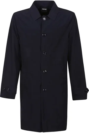 Aspesi Homme, Manteaux, Bleu, Taille: L Veste Imperméable