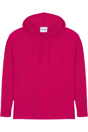 KUJTEN Femme, Pulls, Rose, Taille: 40 FR Pull à Capuche en Cachemire de Luxe