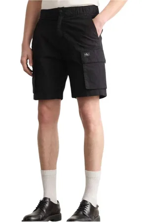 Calvin Klein Homme, Shorts, Noir, Taille: W30 Shorts Bermuda Cargo Noirs