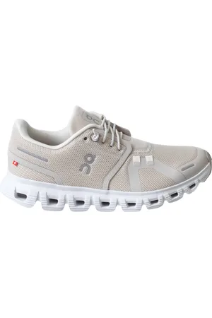 On Running Femme, Sport, Gris, Taille: 37 EU Cloud 6 Pearl White Baskets