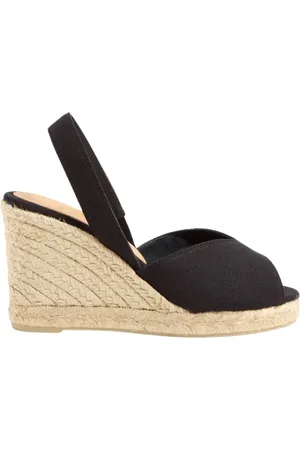 Castaner Femme, Chaussures, Noir, Taille: 37 EU Sandales Brisa à Bout Ouvert