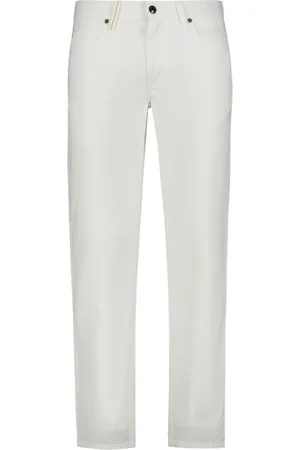RE-HASH Homme, Jeans, Blanc, Taille: W40 Pantalon homme élégant pré-collection