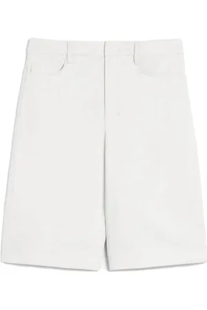 Max Mara Femme, Shorts, , Taille: 40 FR Pantalon Bermuda en Sergé Coton Lin