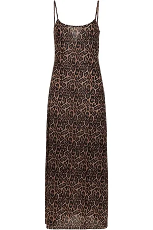 F**K Femme, Robes, Multicolore, Taille: 40 FR Robe Longue Chic à Imprimé Fantaisie