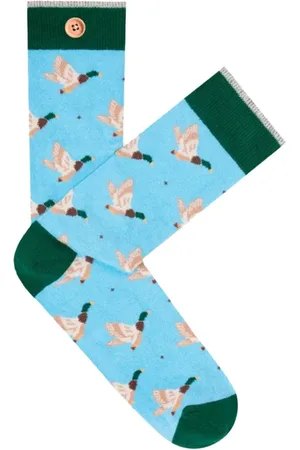 Cabaia Unisex, Sous-vêtements, Bleu, Taille: ONE Size Chaussettes Bleues à Motifs - Inséparables