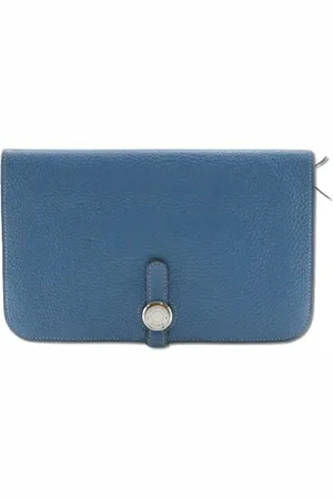 Hermès Femme, Pre-owned, Bleu, Taille: ONE Size Pre-owned Cuir petite-maroquinerie