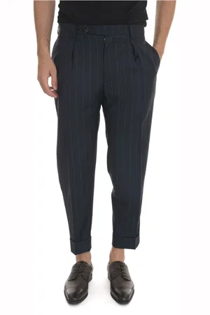 Berwich Homme, Pantalons, Bleu, Taille: M Pantalon Slim Fit pour Homme