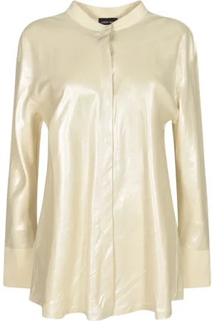 Giorgio Armani Femme, Blouses et Chemises, Jaune, Taille: 42 FR Chemises Élégantes Collection
