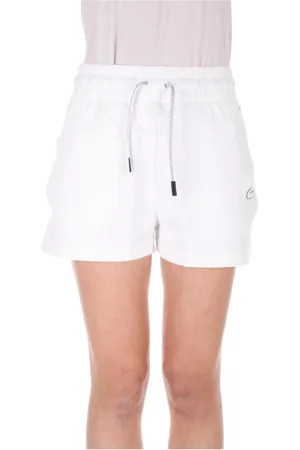 Lacoste Femme, Shorts, Blanc, Taille: 38 FR Short Shorts