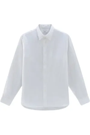 Woolrich Homme, Chemises, Blanc, Taille: 2XL Chemises