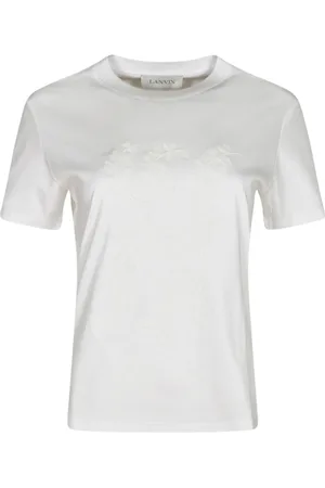 Lanvin Femme, Tops, Blanc, Taille: 42 FR T-shirts et Polos élégants
