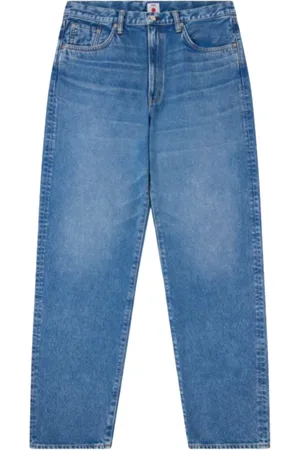 Edwin Homme, Jeans, Bleu, Taille: W31 Jeans Larges Bleu Moyen Léger Usé